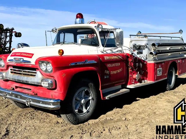 1958 Chevrolet Spartan 80 Pump Pumper Camion - Pompier