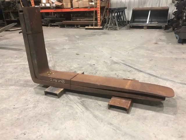 DJF Inc 2 x 6 x 48 Fourche à palette