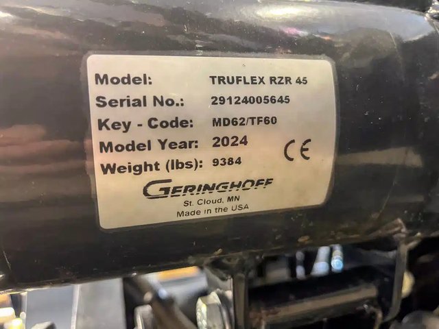 2023 Geringhoff TruFlex Razor 45 Nez - Toile/Tapis