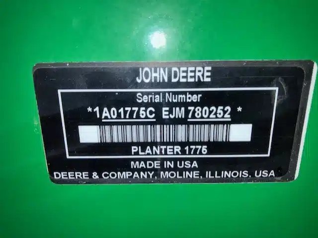 2019 John Deere 1775NT Planteur