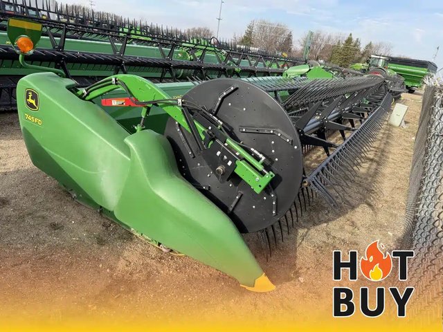 2019 John Deere 745FD Nez - Toile/Tapis
