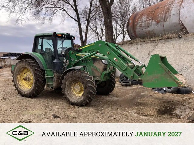 2019 John Deere 6155M Tracteur