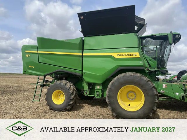 2025 John Deere S7 800 Batteuse