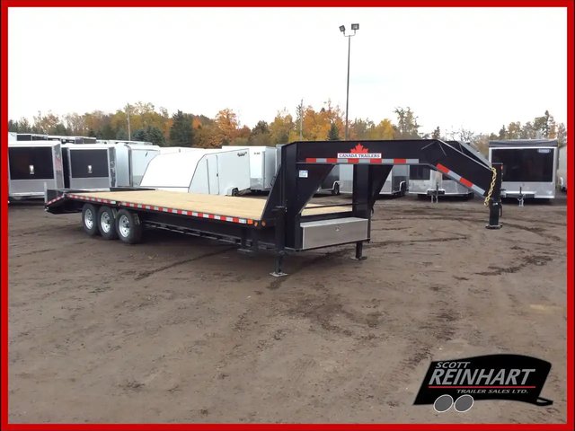 2027 Canada Trailers 8.5X28 GOOSENECK DECKOVER Remorque - Plateforme