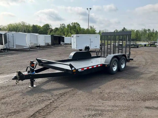 2027 Canada Trailers 80x16 7 Ton Scissor Lift Remorque surbaissée