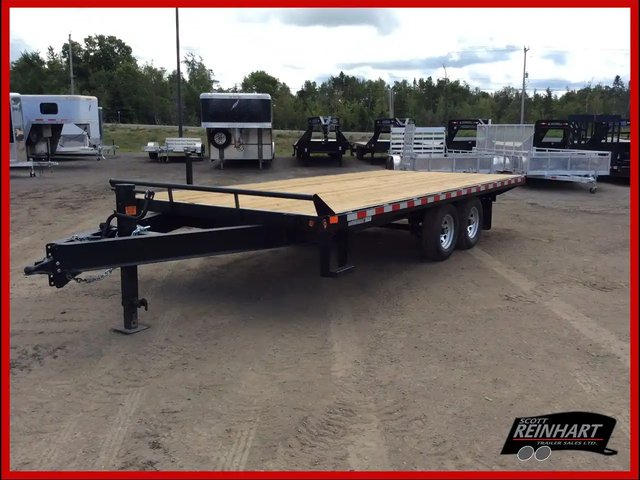 2027 Canada Trailers 8.5X18 5 TON DECKOVER Remorque - Plateforme
