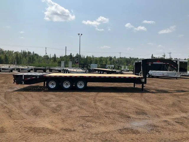 2027 Canada Trailers 8.5X25 10.5 TON GOOSENECK Remorque - Plateforme