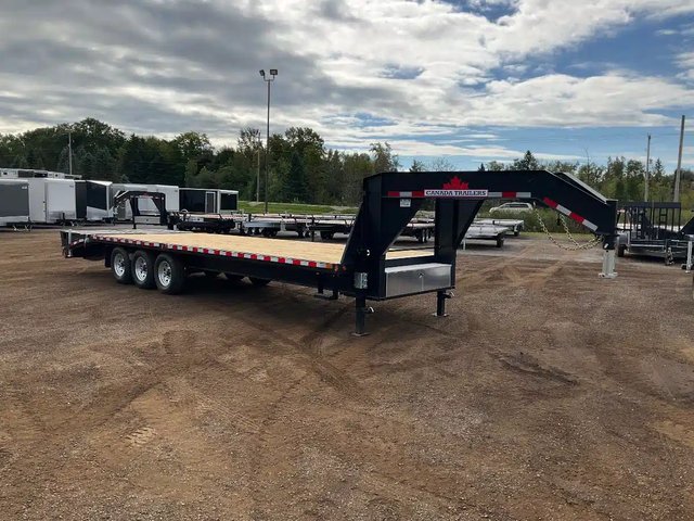 2027 Canada Trailers 8.5X28 10.5 TON GOOSENECK DECKOVER Remorque - Plateforme