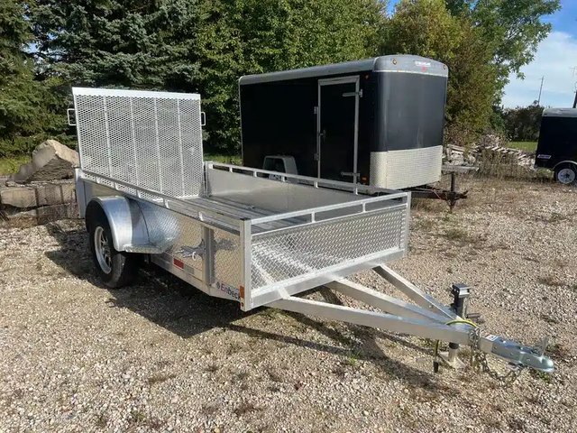 Enbeck 5x10 Open Aluminum Utility - Demo Trailer