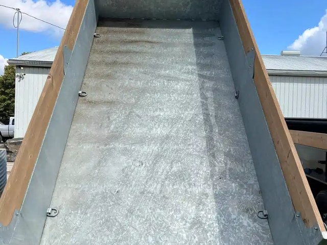 BJ Industries 7x14 Ton Galvanized Dump Trailer