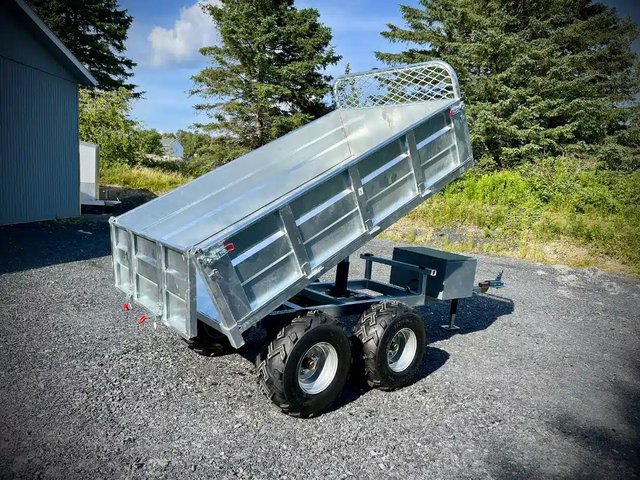 2025 trailer remorque hydraulique 46x79 galvanise a chaud remorque - utilitaire