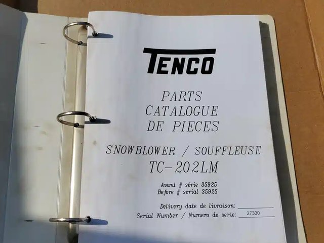 Tenco No Model Souffleur à neige