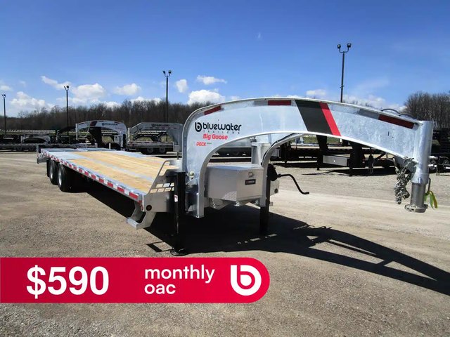 2024 K-Trail GALVANIZED BEAVERTAIL GOOSENECK TRAILER Remorque - Plateforme