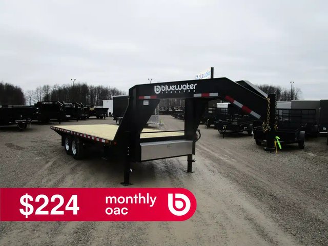 2025 Canada Trailers STRAIGHT DECK GOOSENECK DECKOVER TRAILER Remorque - Plateforme