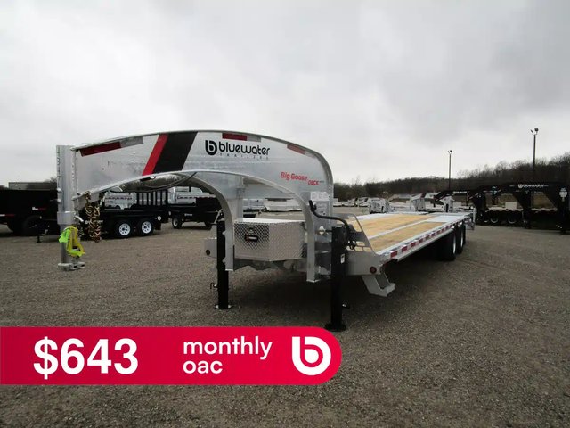 2025 K-Trail GALVANIZED BEAVERTAIL GOOSENECK TRAILER Remorque - Plateforme