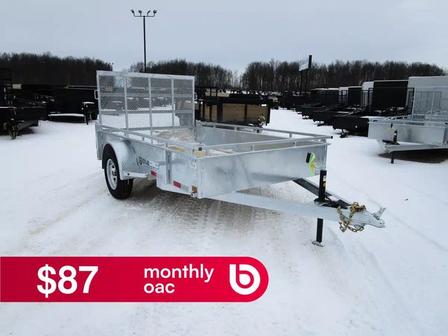 2025 Canada Trailers GALVANIZED SINGLE AXLE UTILITY TRAILER remorque - utilitaire