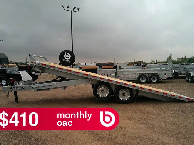 2025 Canada Trailers Galvanized Deckover Tilt Trailer 17,120 lbs. GVWR Remorque - Plateforme basculante