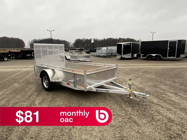 2026 Canadian Mennonite Built SINGLE AXLE ALUMINUM UTILITY TRAILER remorque - utilitaire