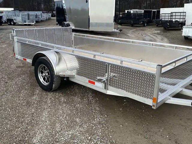 2026 Canadian Mennonite Built SINGLE AXLE ALUMINUM UTILITY TRAILER remorque - utilitaire