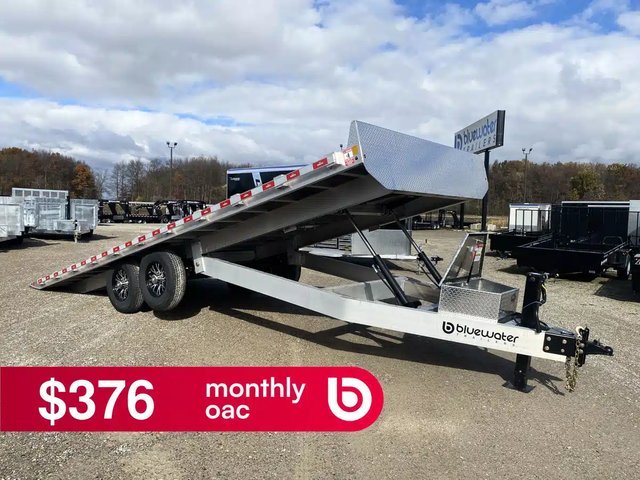 2026 ALUMINUM TANDEM AXLE TILT TRAILER Remorque - Plateforme basculante