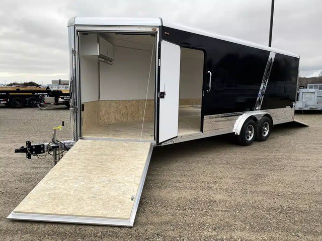 2026 Legend ALUMINUM DELUXE V-NOSE SNOWMOBILE TRAILER Remorque - Motoneige