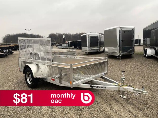 2026 Canadian Mennonite Built SINGLE AXLE ALUMINUM UTILITY TRAILER remorque - utilitaire