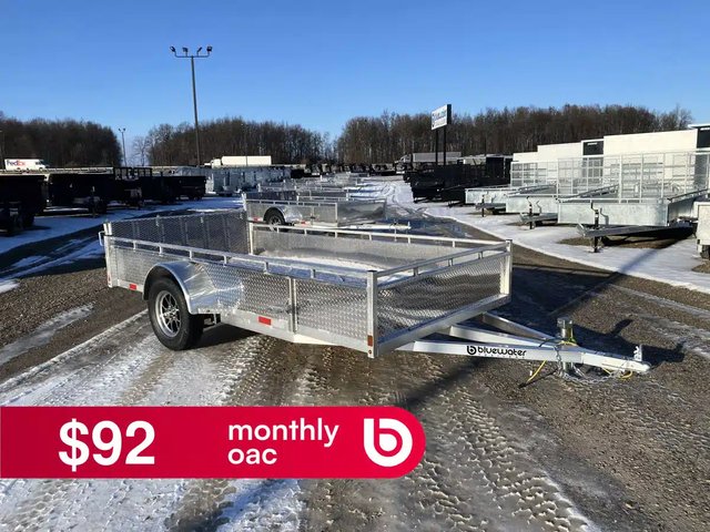 2026 Canadian Mennonite Built SINGLE AXLE ALUMINUM UTILITY TRAILER remorque - utilitaire