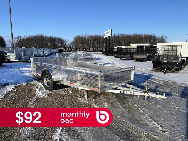 2026 Canadian Mennonite Built SINGLE AXLE ALUMINUM UTILITY TRAILER remorque - utilitaire