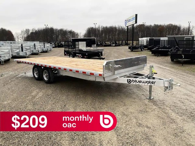 2026 TANDEM AXLE ALUMINUM DECK OVER Remorque - Plateforme