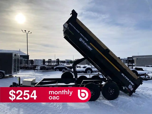 2026 Tandem Axle Dump Trailer 15,400 lb Remorque - Benne