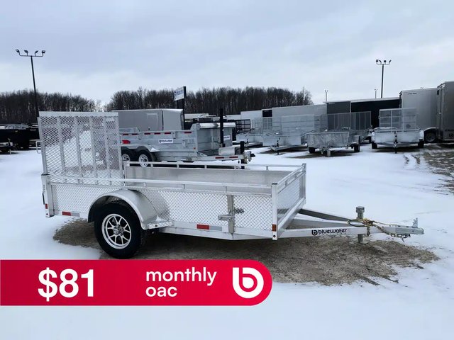 2026 Canadian Mennonite Built SINGLE AXLE ALUMINUM UTILITY TRAILER remorque - utilitaire