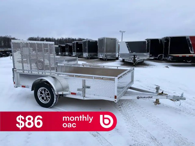 2026 Canadian Mennonite Built SINGLE AXLE ALUMINUM UTILITY TRAILER remorque - utilitaire