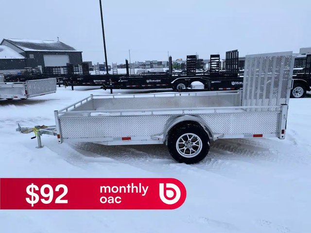 2026 Canadian Mennonite Built SINGLE AXLE ALUMINUM UTILITY TRAILER remorque - utilitaire