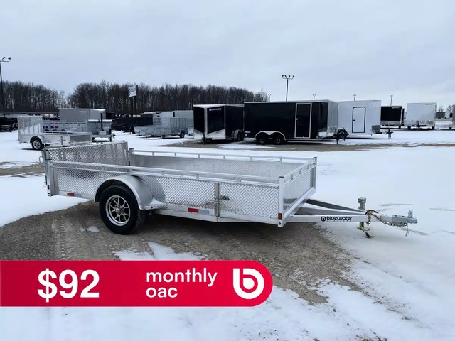2026 Canadian Mennonite Built SINGLE AXLE ALUMINUM UTILITY TRAILER remorque - utilitaire