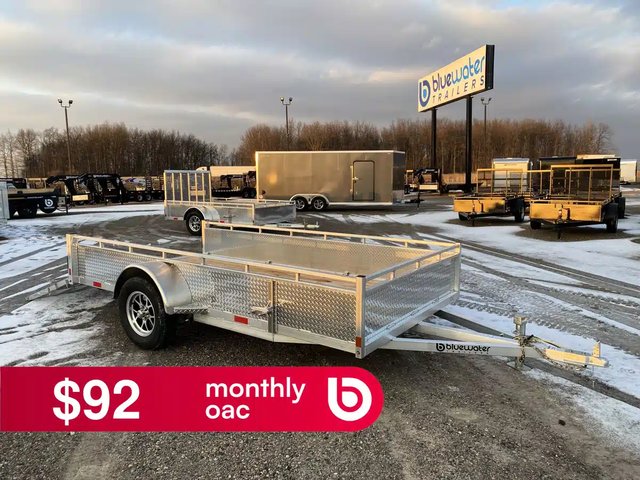 2026 Canadian Mennonite Built SINGLE AXLE ALUMINUM UTILITY TRAILER remorque - utilitaire