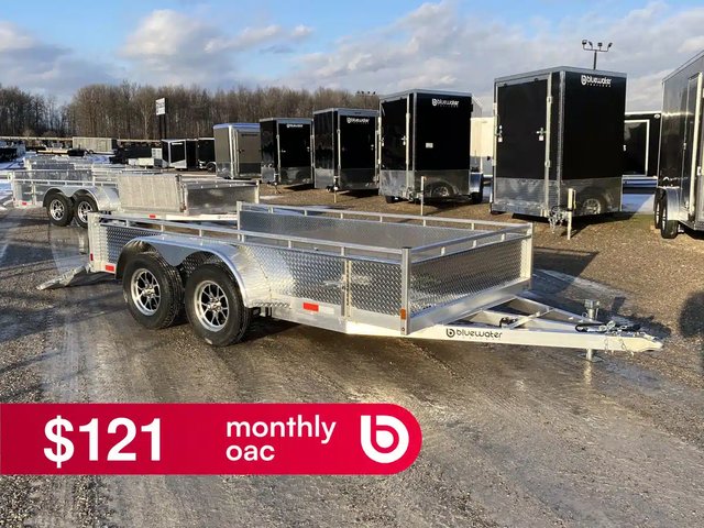 2026 Canadian Mennonite Built TANDEM AXLE ALUMINUM UTILITY TRAILER remorque - utilitaire