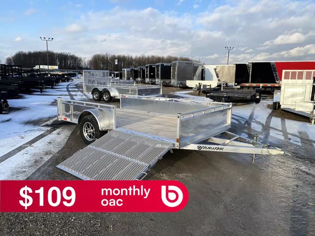 2026 Canadian Mennonite Built SIDE LOADER ALUMINUM UTILITY remorque - utilitaire