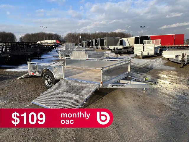 2026 Canadian Mennonite Built SIDE LOADER ALUMINUM UTILITY remorque - utilitaire