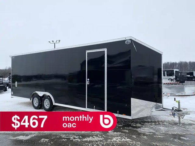 2026 Lightning Trailers Aluminum Enclosed Carhauler Trailer Remorque - Porte-voiture