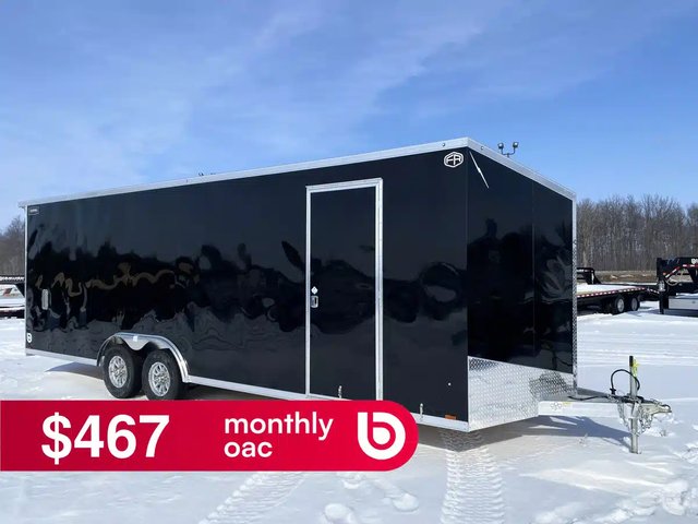 2026 Lightning Trailers Aluminum Enclosed Carhauler Trailer Remorque - Porte-voiture