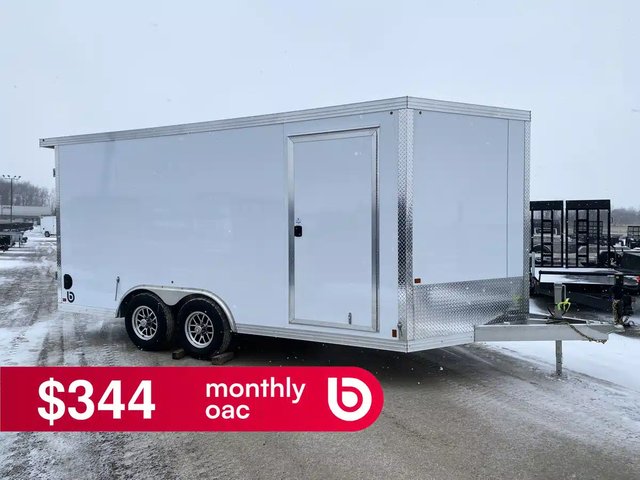 2026 Aluminum Enclosed Carhauler Trailer Remorque - Porte-voiture