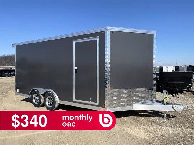 2026 Canadian Mennonite Built Aluminum Enclosed Carhauler Trailer Remorque - Porte-voiture
