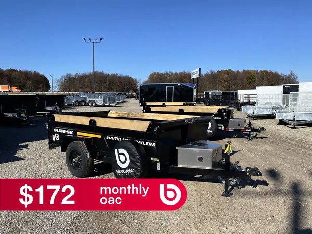 2026 Single Axle Dump Trailer 5,720 lb Remorque - Benne