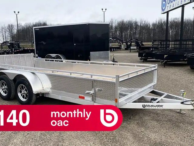2026 Canadian Mennonite Built TANDEM AXLE ALUMINUM UTILITY TRAILER remorque - utilitaire