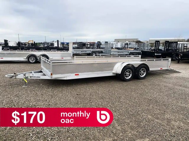2026 Canadian Mennonite Built SIDE LOADER ALUMINUM UTILITY remorque - utilitaire