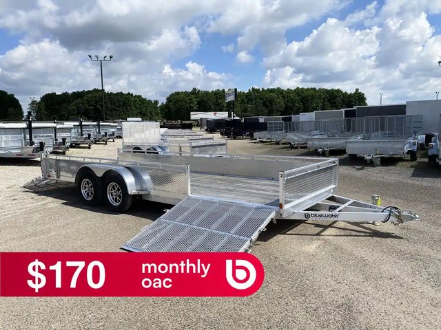 2026 Canadian Mennonite Built SIDE LOADER ALUMINUM UTILITY remorque - utilitaire