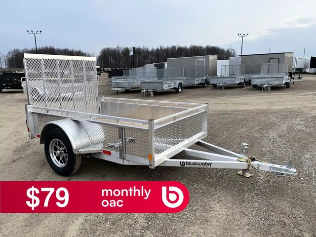2026 Canadian Mennonite Built SINGLE AXLE ALUMINUM UTILITY TRAILER remorque - utilitaire