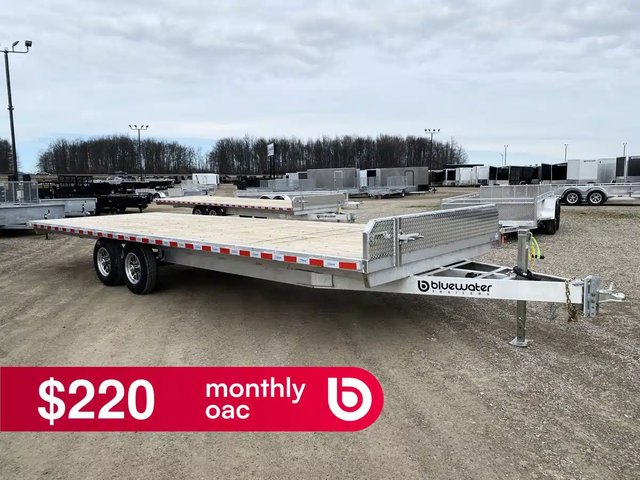 2026 TANDEM AXLE ALUMINUM DECK OVER Remorque - Plateforme