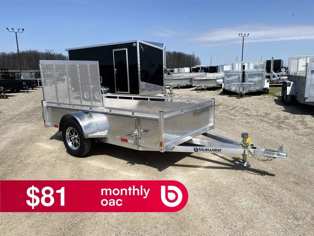 2026 Canadian Mennonite Built SINGLE AXLE ALUMINUM UTILITY TRAILER remorque - utilitaire