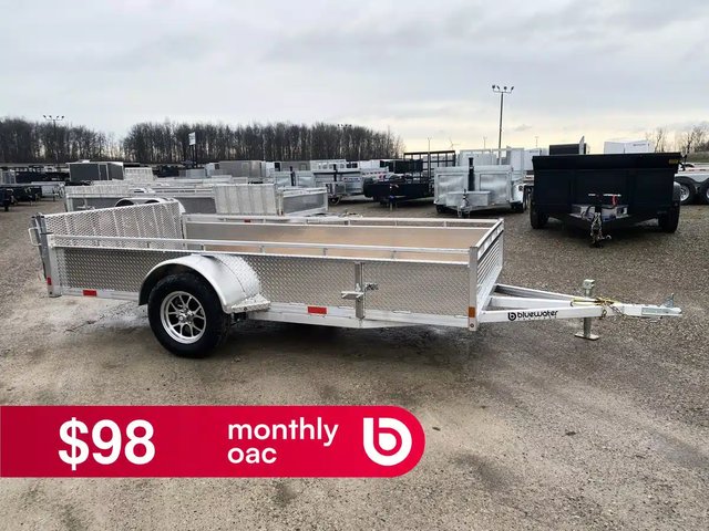 2026 Canadian Mennonite Built SINGLE AXLE ALUMINUM UTILITY TRAILER remorque - utilitaire